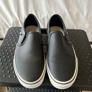 VANS Black Slip-On Shoes